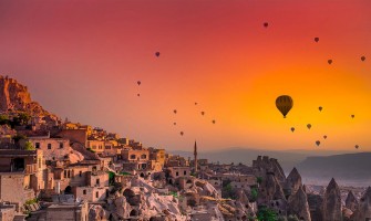 Betabrand - Sunset Yoga Over Cappadocia OR Giving The Hills Of